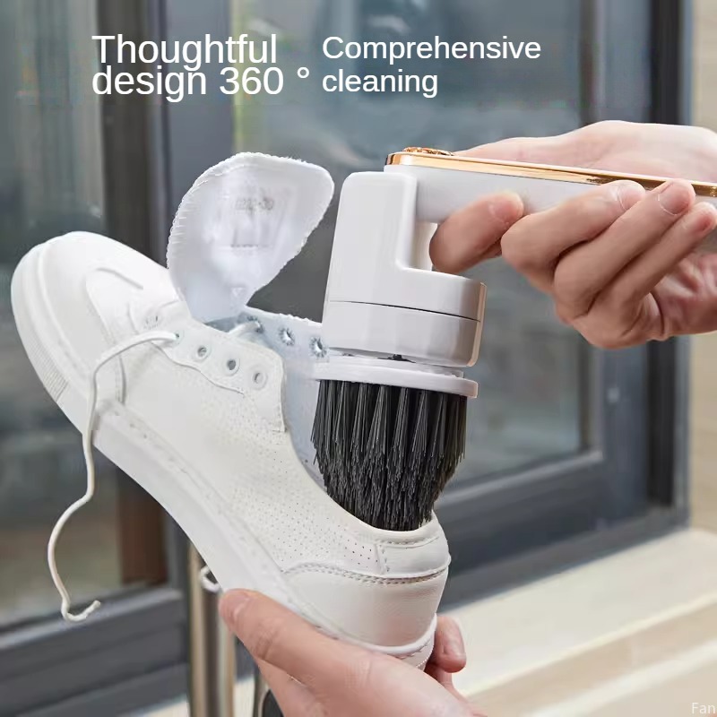 Shoe Cleaning Brush - فرشاة تنظيف كهربائية محمولة باليد ،