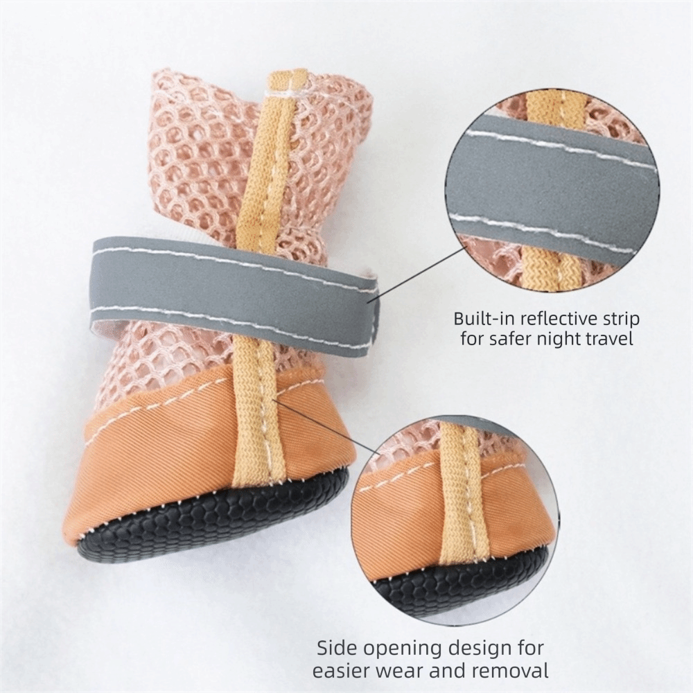 4 قطع/مجموعة أحذية للكلاب مضاد - مراجعة Sneaker Protector وسعره