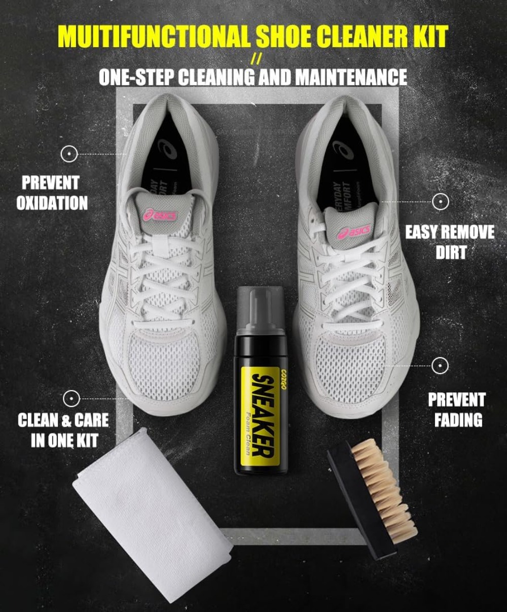 طقم تنظيف الأحذية الرياضية، من - مراجعة Shoe Brush وسعره