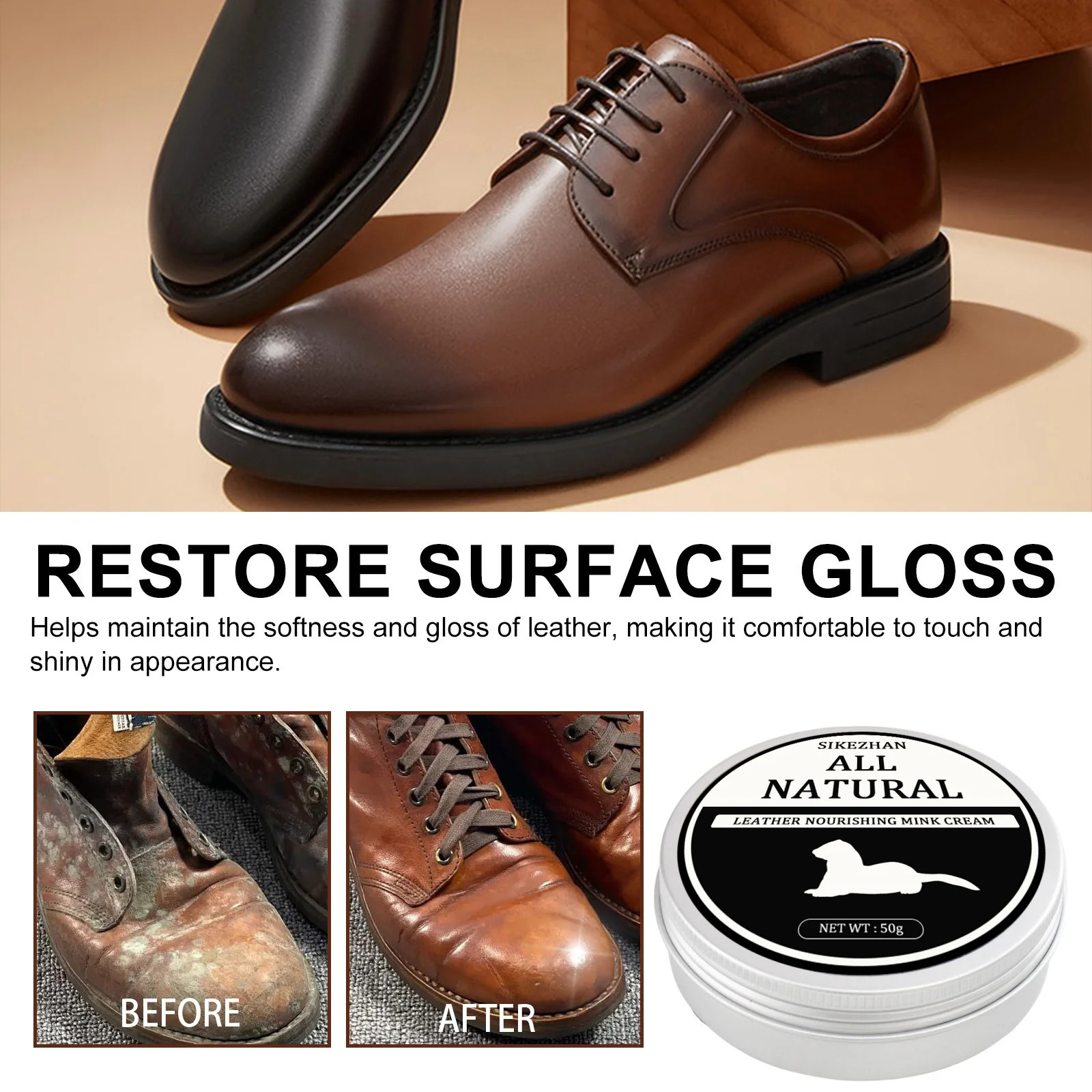 منظف أريكة جلدية من سيكيزان، ك - مراجعة Leather Shoe Polish وسعره